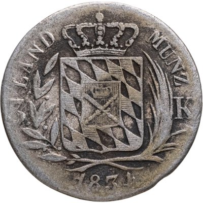 купить Бавария 3 крейцера 1831