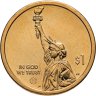 Купить США 1 доллар (dollar) 2019 D "Американские инновации - Лампа накаливания Эдисона (Нью Джерси)"