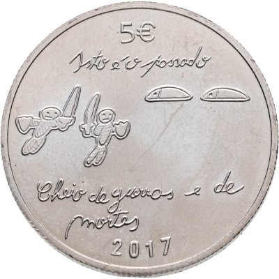 купить Португалия 5 евро (euro) 2017 Конкурс "Нарисуй монету". Будущее
