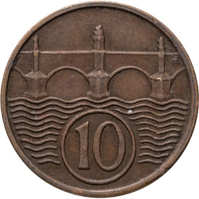 купить Чехословакия 10 геллеров (haleru) 1937