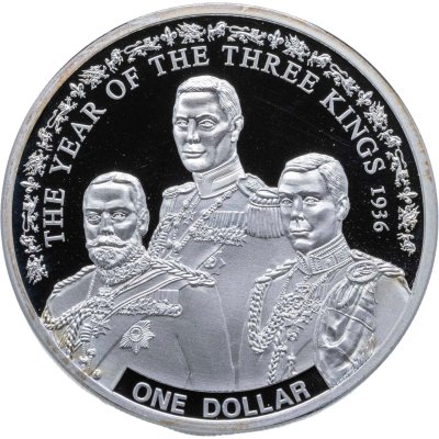 купить Фиджи 1 доллар 2010 "Год трех королей - 1936"