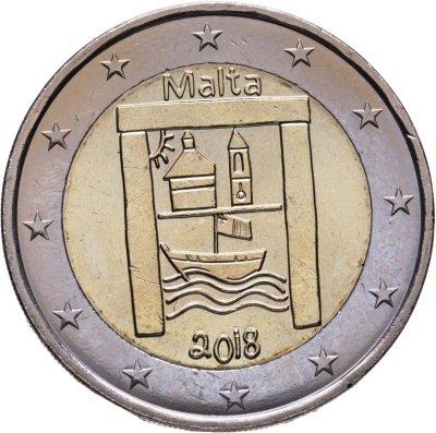купить Мальта 2 евро (euro) 2018 "Культурное наследие Мальты"