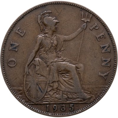 купить Великобритания 1 пенни (penny) 1935