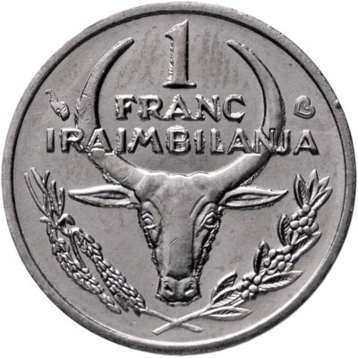 купить Мадагаскар 1 франк (franc) 2002