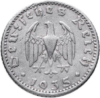 купить Германия, Третий рейх 50 рейхспфеннигов 1935 E