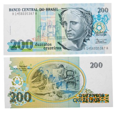купить Бразилия 200 крузейро 1990 ПРЕСС