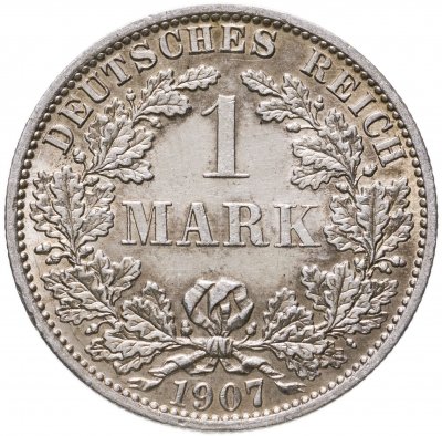 купить Германия 1 марка 1907 A знак монетного двора: "A" - Берлин