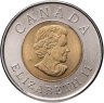 Купить Канада 2 доллара (dollars) 2008 400 лет с момента основания Квебека