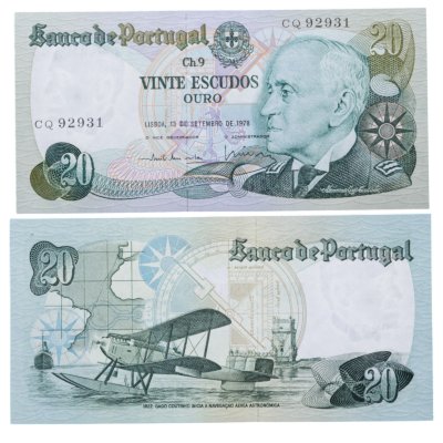 купить Португалия 20 эскудо 1978 год P-176a(6)