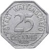Купить Германия "Ваттеншайд" 25 пфеннигов 1920 нотгельд