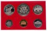 Купить США Годовой набор монет 1980 Proof (6 штук) в футляре