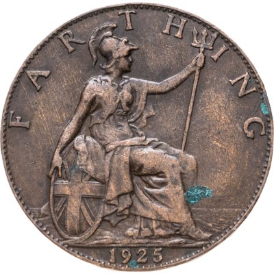 купить Великобритания 1 фартинг (farthing) 1925