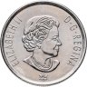 Купить Канада 25 центов (cents) 2017 "150 лет Конфедерации Канада - Надежда на зелёное будущее"