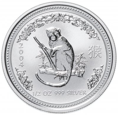 купить Австралия 50 центов (cents) 2004 "Восточный календарь - год обезьяны"