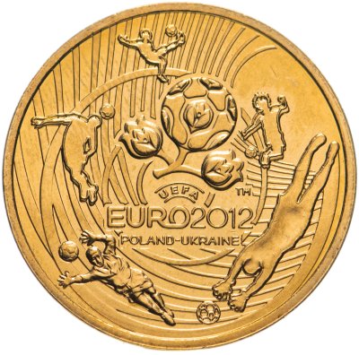 купить Польша 2 злотых 2012 "Чемпионат по футболу Евро 2012"
