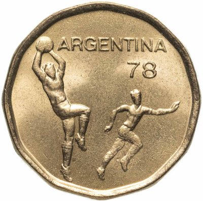 купить Аргентина 20 песо 1978 Чемпионат мира по футболу 1978