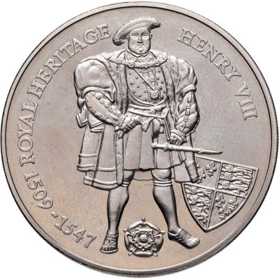 купить Фолклендские острова 2 фунта 1996 "Королевское наследие - Генрих VIII"