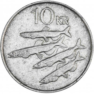 купить Исландия 10 крон 1984