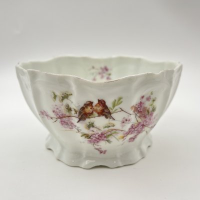 купить Капельник, украшенный изображением птиц и цветов, фарфор, деколь, Западная Европа, 1900-1930 гг.