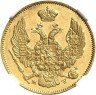 Купить 3 рубля - 20 злотых 1836 года MW