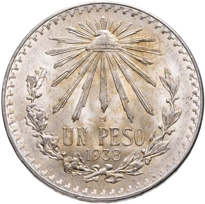 купить Мексика 1 песо (peso) 1938