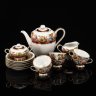 Купить Сервиз кофейный "Галантные сцены" на 6 персон (15 предметов), серия "Old Vienna" ("Старая Вена"), фарфор, деколь, золочение, Retsch & Co., Wunsiedel, Германия, 1953-1970 гг.