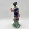 Купить Статуэтка "Китайская девушка с запиской", Shiwan Wucai, керамика, глазурь, роспись, Китай, 1980-2000 гг.