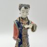 Купить Статуэтка "Китайская девушка с запиской", Shiwan Wucai, керамика, глазурь, роспись, Китай, 1980-2000 гг.