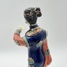 Купить Статуэтка "Китайская девушка с запиской", Shiwan Wucai, керамика, глазурь, роспись, Китай, 1980-2000 гг.