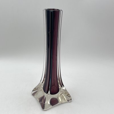 купить Ваза миниатюрная "Берц" марганцевого оттенка, стекло, Западная Европа, 1930-1950 гг.