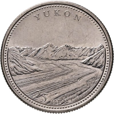 купить Канада 25 центов (cents) 1992 "125 лет Конфедерации Канада - Юкон"