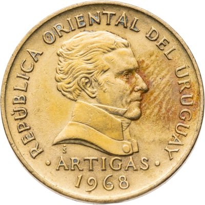 купить Уругвай 5 песо (pesos) 1968