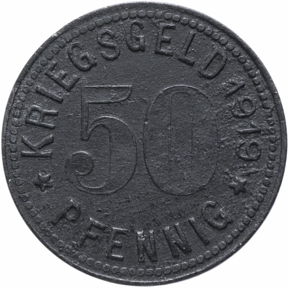 купить Германия (Динслакен) нотгельд  50 пфеннигов 1919