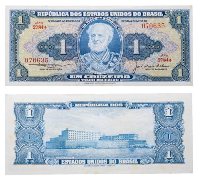 купить Бразилия 1 крузейро 1944