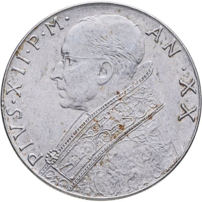 купить Ватикан 100 лир (lire) 1958