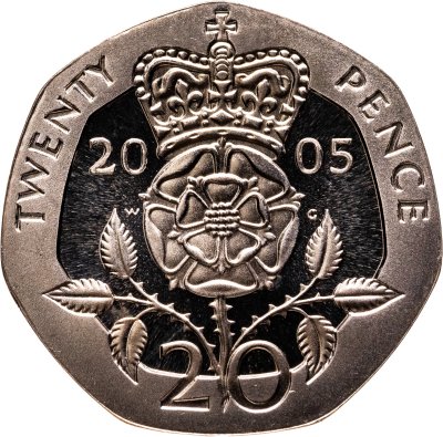 купить Великобритания 20 пенсов 2005