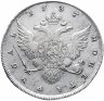 Купить 1 рубль 1737 московский тип, копия медальера Л. Дмитриева со штемпеля И.К. Гедлингера