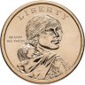 Купить США 1 доллар (dollar) 2019 D "Коренные Американцы - Космическая Программа"