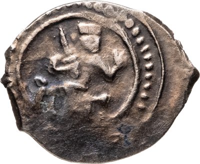 купить Василий I Дмитриевич Нижегородский чекан, Денга (Князь на троне / Русская Легенда) R7