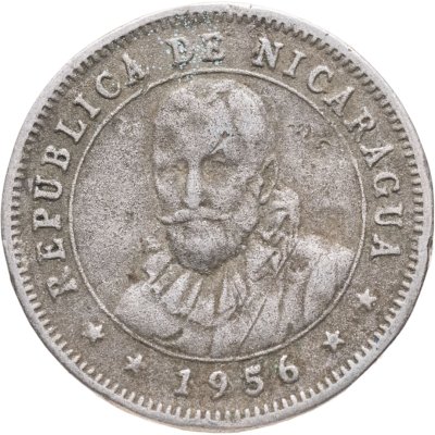 купить Никарагуа 25 сентаво (centavos) 1956