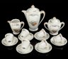 Купить Кофейный сервиз на 6 персон (15 предметов), Anciene Manufacture Royale Limoges, фарфор, деколь, золочение, Франция, 1950-1970 гг.