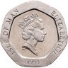 Купить Остров Мэн 20 пенсов (pence) 1993