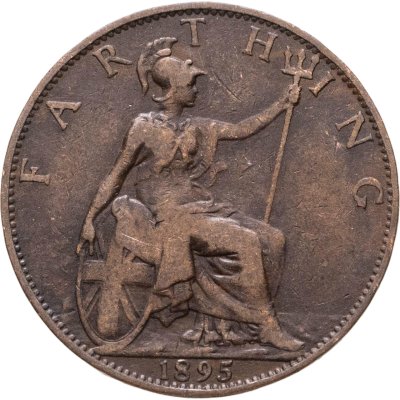 купить Великобритания 1 фартинг (farthing) 1895