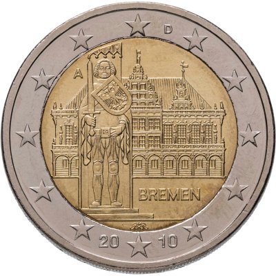 купить Германия 2 евро 2010 D "Федеральные земли Германии: Бремен"