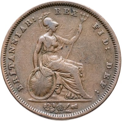 купить Великобритания 1 пенни (penny) 1831