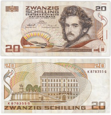 купить Австрия 20 шиллингов 1986 года P-148
