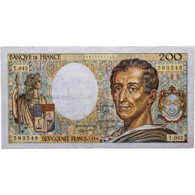 купить Франция 200 франков 1986 год (Montesquieu, барон де Монтескьё)