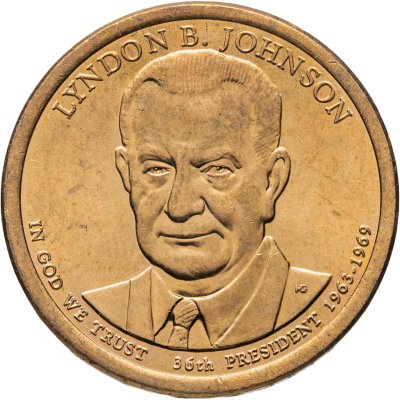 купить США 1 доллар (dollar) 2015 D Линдон Бэйнс Джонсон (36-й президент США)
