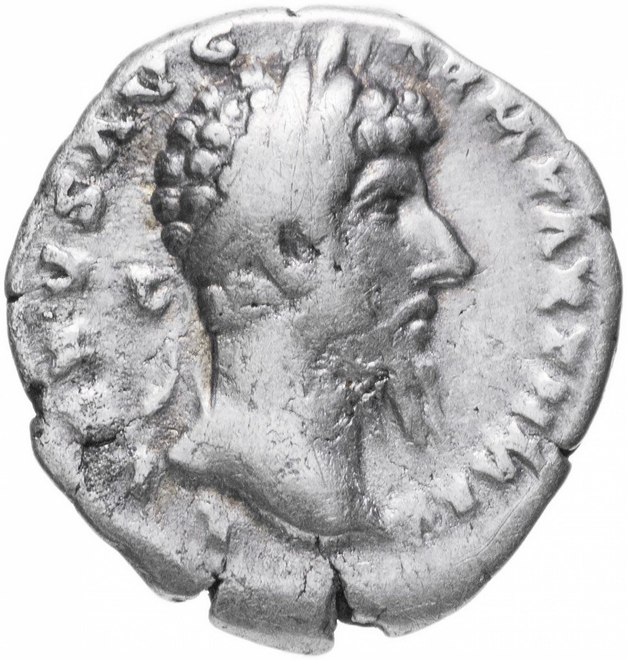 купить Римская Империя Луций Вер 161-169гг денарий (реверс: Эквитас сидит влево)