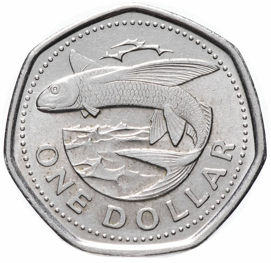купить Барбадос 1 доллар (dollar) 2007-2017